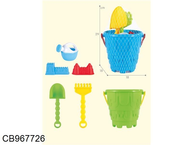 Beach Bucket 6-Piece set