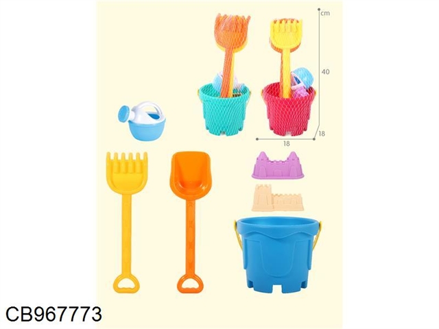 Beach Bucket 6-Piece set