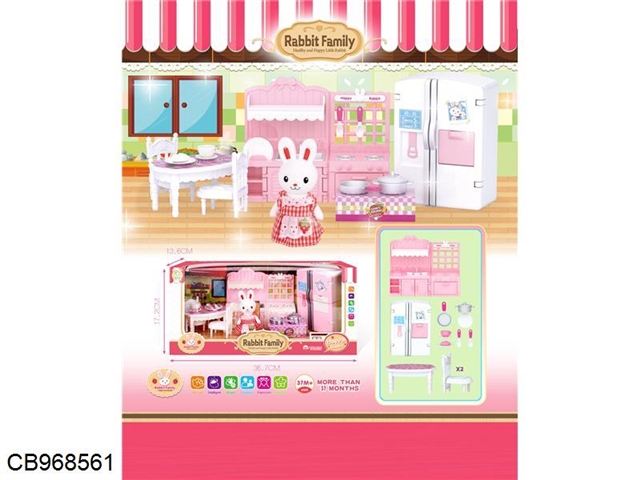 Cute rabbit kitchen