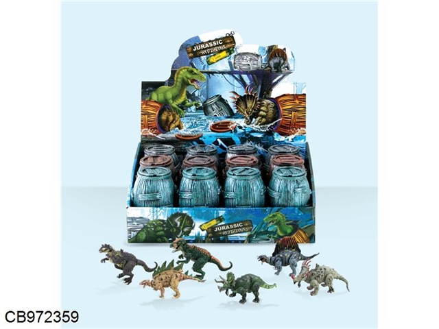 Assembled dinosaurs (6 mixed packages) (12 pieces / box)