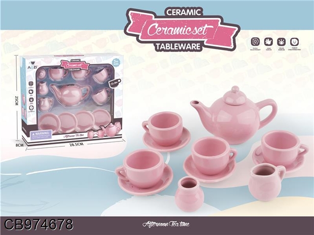 Ceramic tea set (12pcs)
