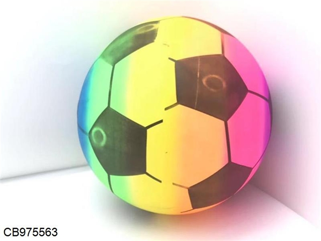 10 PCs. in 1 bag of 25cm wide rainbow football