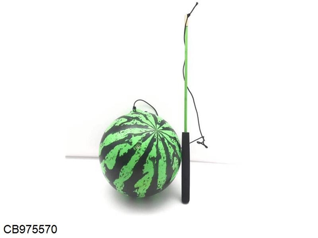 1 watermelon ball in 1 bag with a throwing stick 25cm