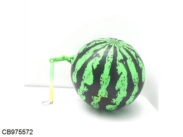 10 watermelon balls in 1 bag with spring 25cm