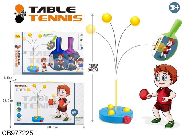 Cartoon table tennis