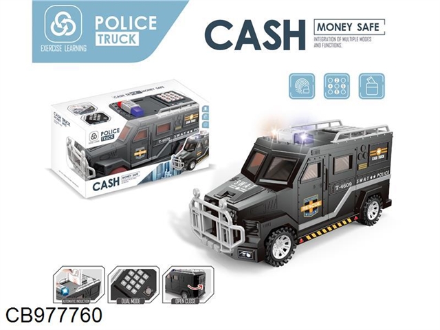 Special police car piggy bank