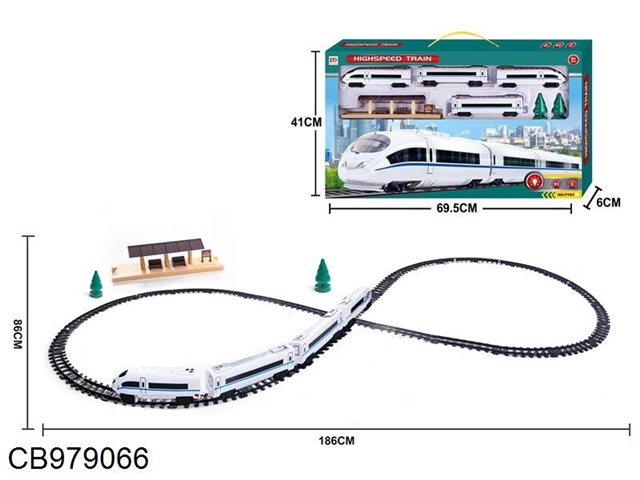 Electric track high-speed train