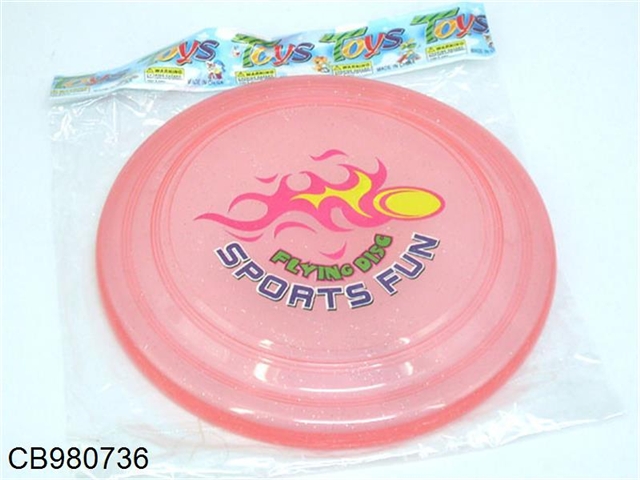 Silver Disc Frisbee