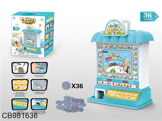 Monopoly puzzle desktop coin winning machine