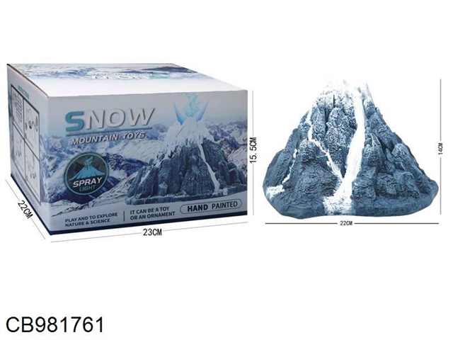 Snow mountain model (spray)