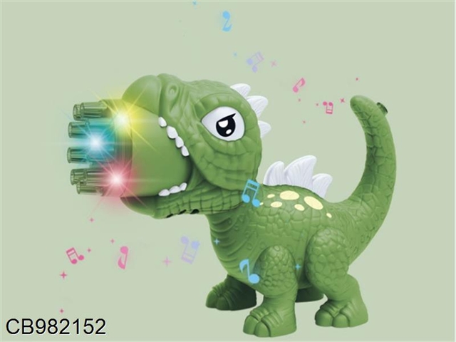 Dinosaur bubble gun / Green
