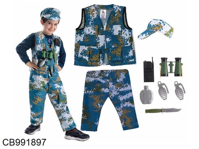 Childrens camouflage suit