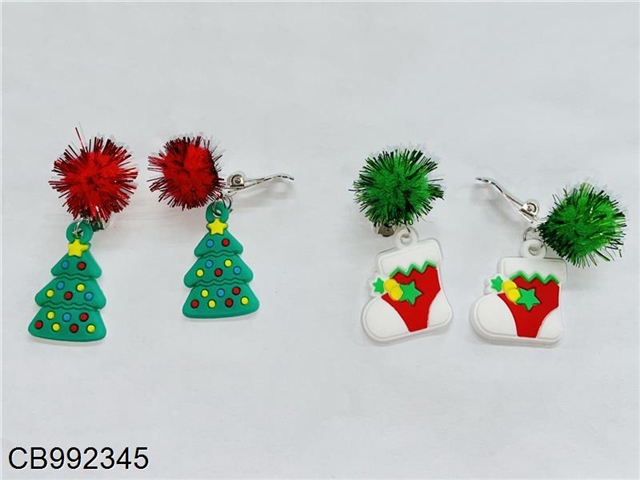 Christmas earrings earrings earclip Earring Pendant (2 pieces / bag)
