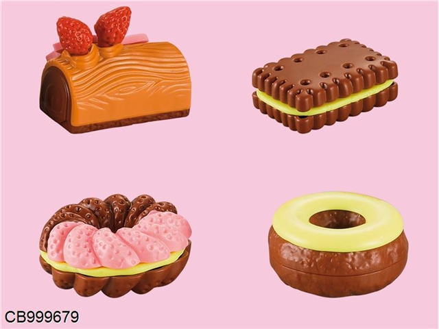 OPP bag building block biscuit doughnut accessory bag (number of pieces of each type: 15)