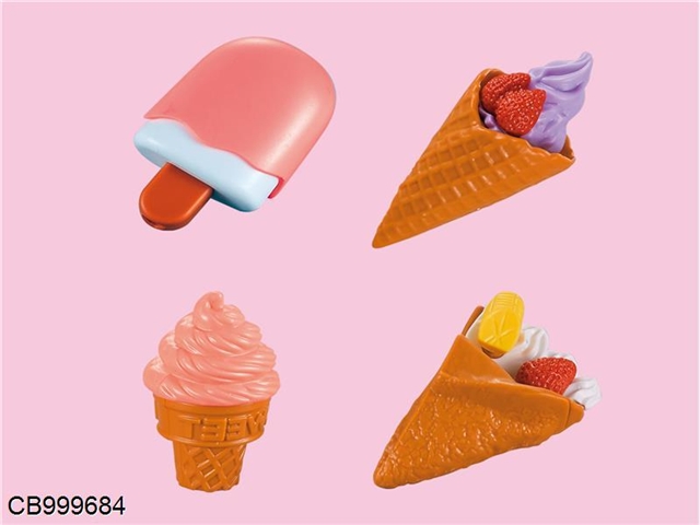 Building block ice cream accessories (pieces of each type: 19)