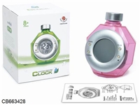 CB663428 - ABS水动力时钟（酒壶）粉红/绿两色混装