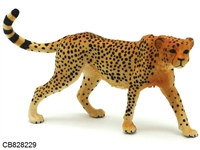 CB828229 - PVC仿真硬胶动物翘尾非洲猎豹